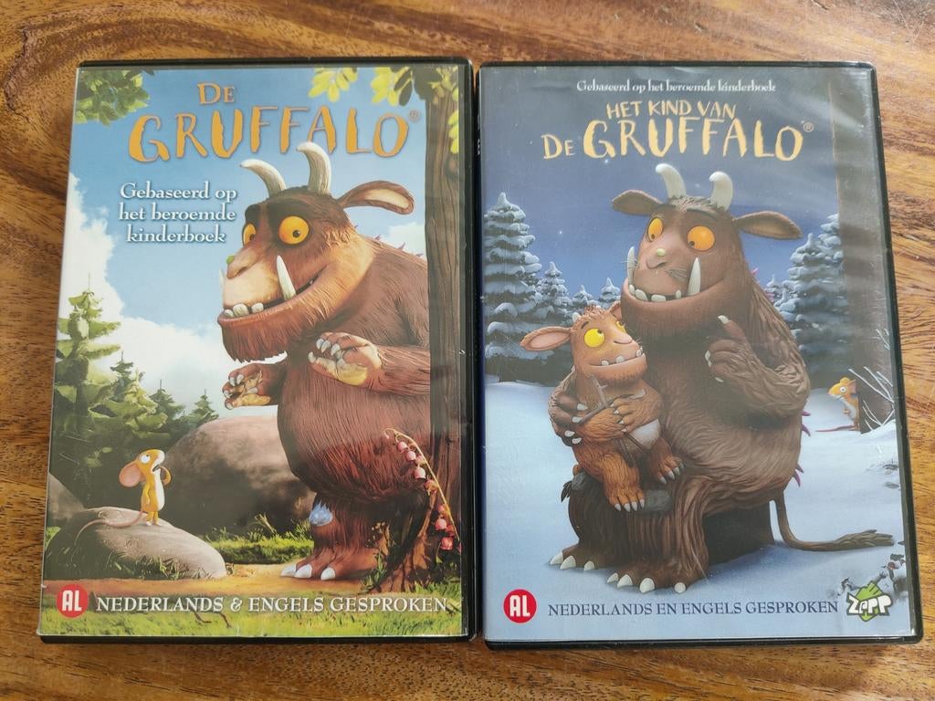Dvd de Gruffalo en Het kind van de Gruffalo, Ophalen of Verzenden