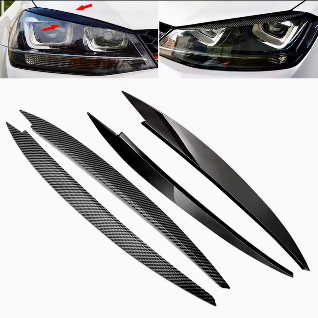 Vw Golf 7 / 7,5 MK 7 GTI GTE KOPLAMP BOOSKIJKER BLACK GLOSS., Auto diversen, Ophalen of Verzenden