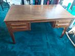 Houten bureau met 4 lades, Ophalen, Gebruikt