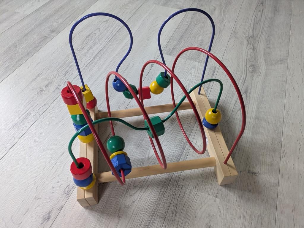 Kralenboog hout, Kinderen en Baby's, Ophalen of Verzenden, Zo goed als nieuw