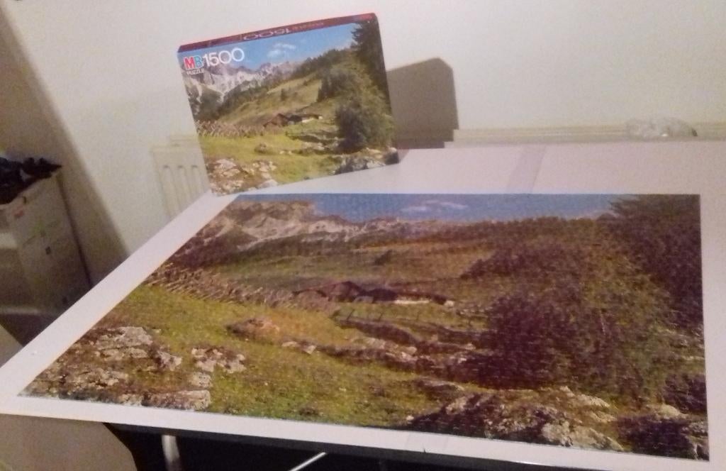 4 traditionele Alpen legpuzzels 1500 st. (kopen of ruilen), Hobby en Vrije tijd, Denksport en Puzzels, Gebruikt, Legpuzzel, 500 t/m 1500 stukjes