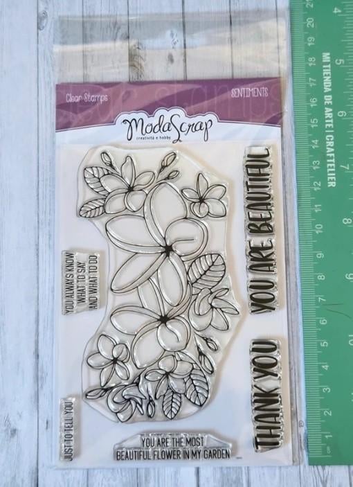 ModaScrap - Frangipane stamp, Ophalen of Verzenden, Nieuw, Clearstamp