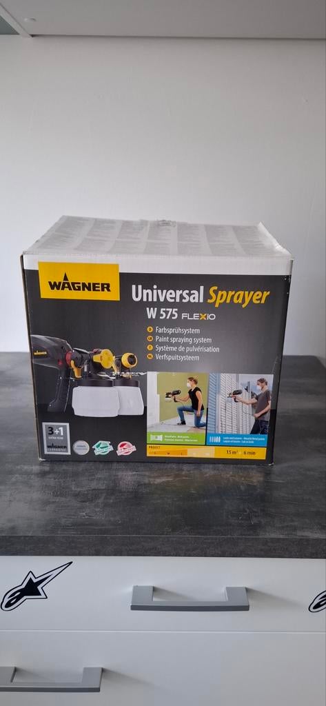 Wagner Universal Sprayer W 575 FLEXiO - Zo goed als nieuw, Doe-het-zelf en Verbouw, Schildersmaterialen, Ophalen of Verzenden