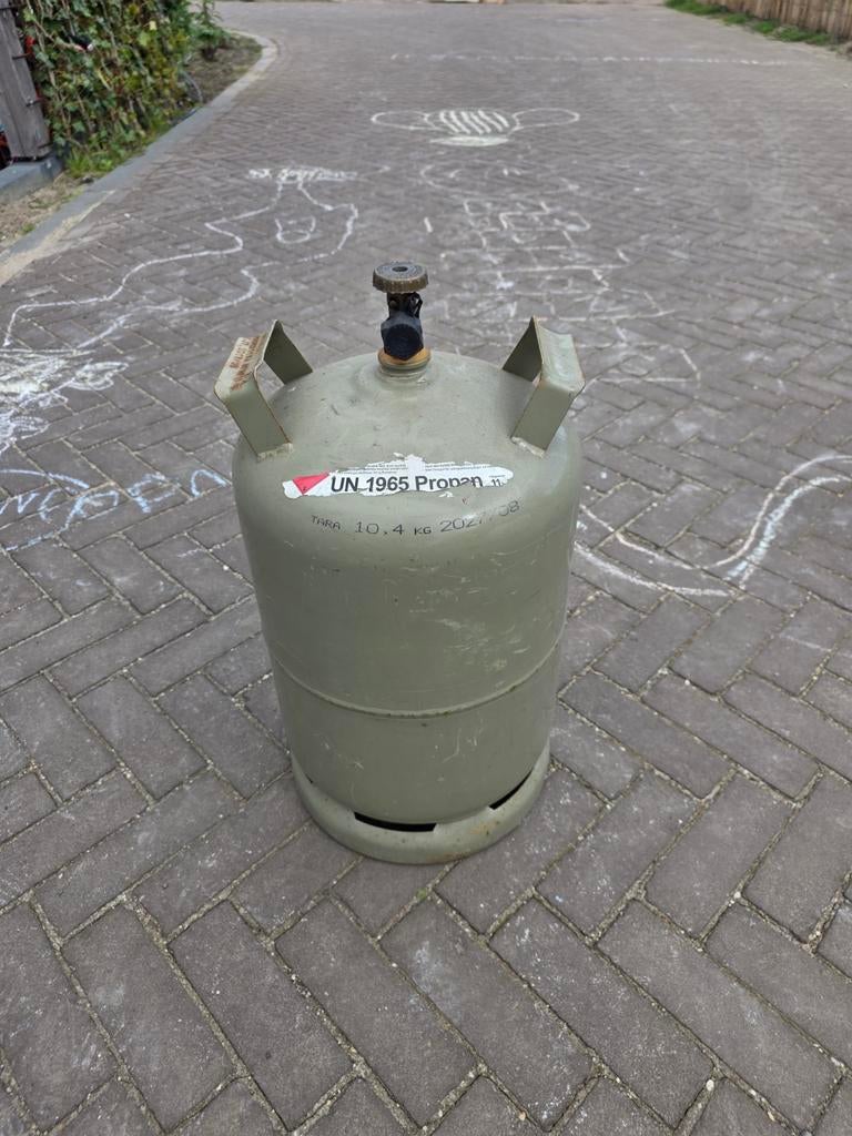 Duitse propaan gasfles 10,4 KG. T.E.A.B., Caravans en Kamperen, Kampeeraccessoires, Ophalen