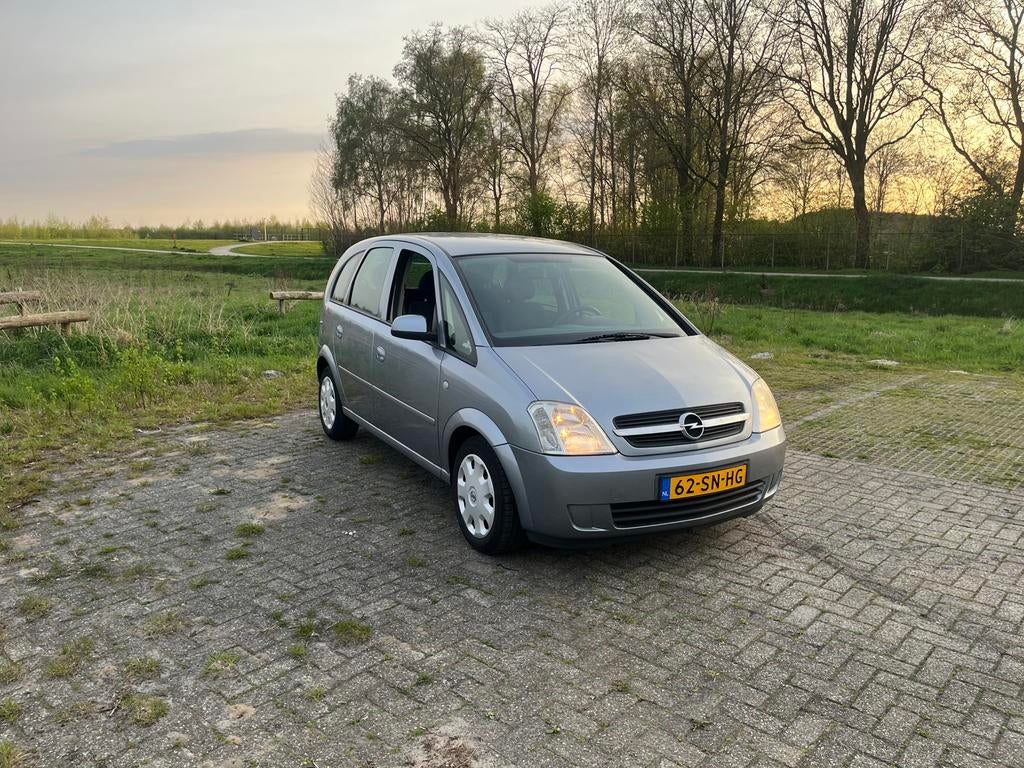 Opel Meriva 1.4 16V 2006 Grijs, Auto's, Voorwielaandrijving, 4 cilinders, Handgeschakeld, 1364 cc