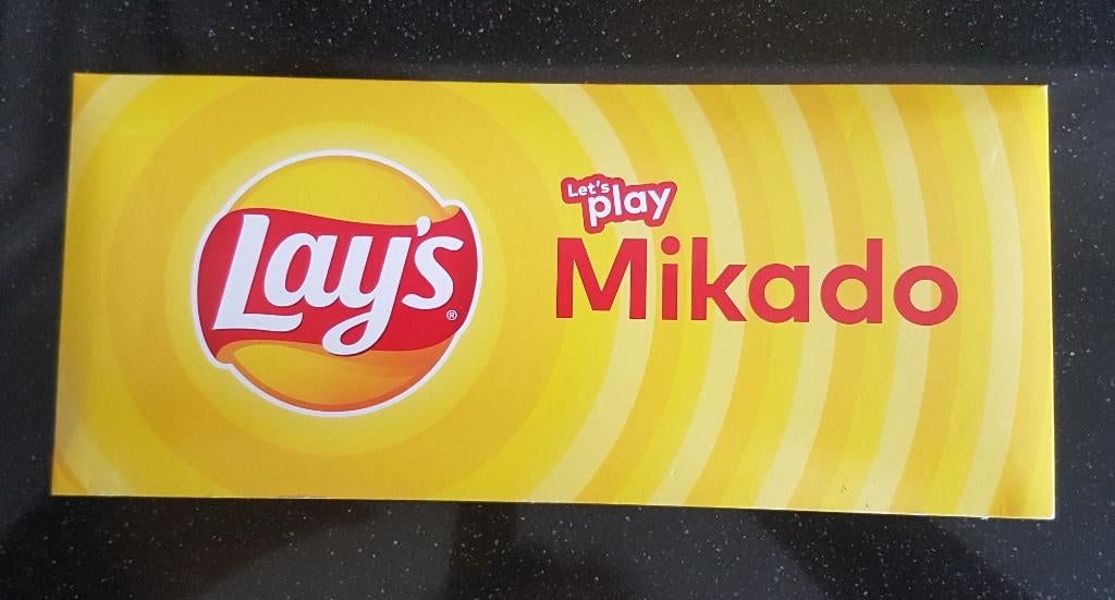 LAY`S - flippo Let`s Play Mikado, collectors item, NIEUW., Verzamelen, Flippo's, Ophalen of Verzenden, Spiek, Overige typen