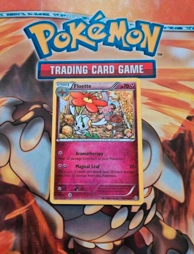 Floette 102/162 XY pokemon kaart nm, Ophalen of Verzenden, Zo goed als nieuw, Losse kaart