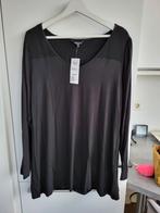 Zwarte top maat L ms mode NIEUW met kaartjes, Zwart, Nieuw, Ophalen of Verzenden, Lange mouw