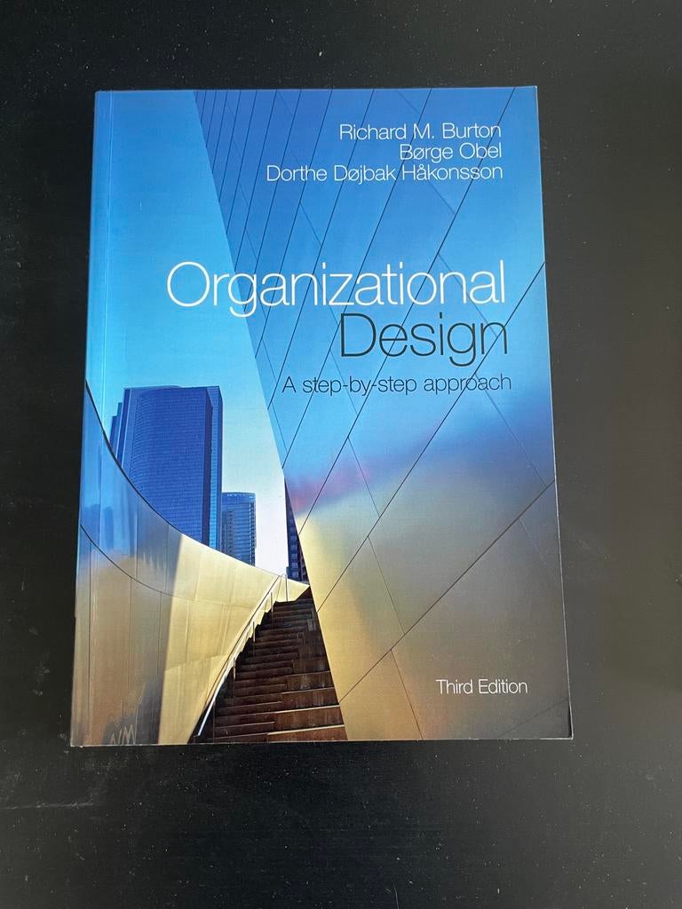 Organizational Design - A step-by-step approach, Ophalen of Verzenden, Gamma, Zo goed als nieuw, WO
