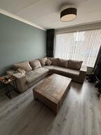 Comfortabele hoekbank - Beige/Taupe, Ophalen, Gebruikt