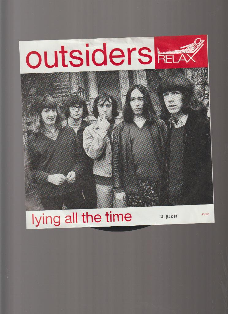 THE  OUTSIDERS  --  LYING  ALL  THE  TIME, Cd's en Dvd's, Vinyl Singles, Verzenden, 7 inch, Single, Zo goed als nieuw