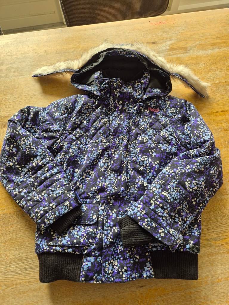 Meisjes Skijas Protest maat 128, Kinderen en Baby's, Kinderkleding | Maat 128, Zo goed als nieuw, Meisje, Jas, Ophalen of Verzenden