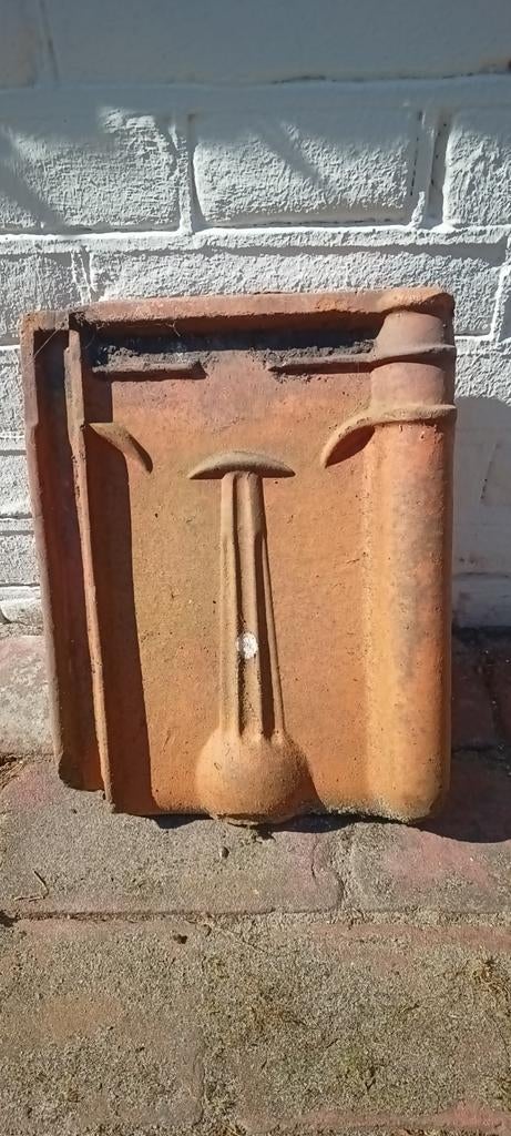 Kruispannen, rood, stoompannen fabriek Echt (ea)., Ophalen, Gebruikt, Steen of Klei, 15 m² of meer