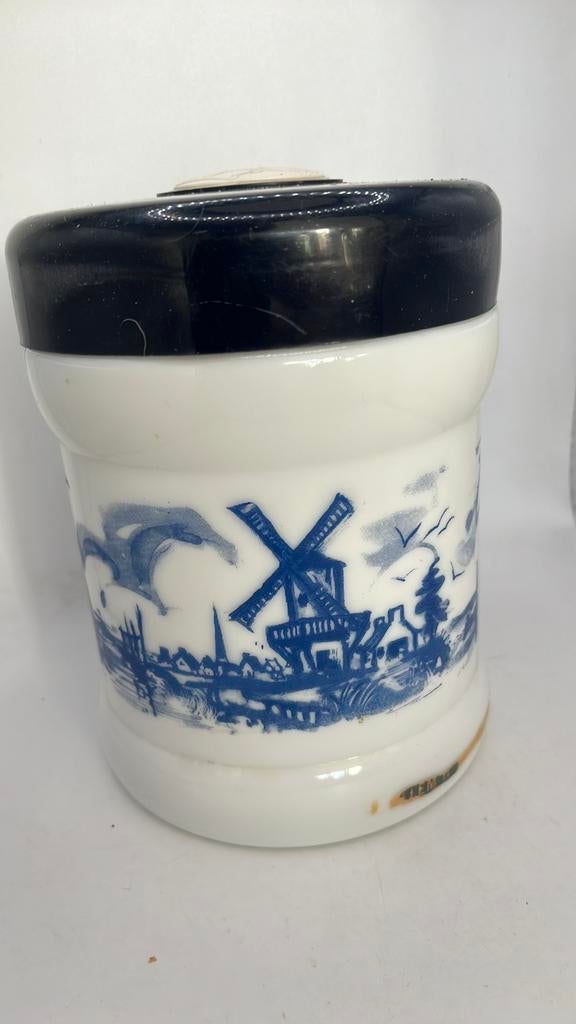 Opalineglas tabakspot NV Willem ll Sigarenfabrieken., Ophalen of Verzenden