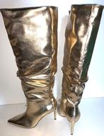 Sradivarius gouden kunst leren laarzen mt 37 Nieuw, Hoge laarzen, Overige kleuren, Nieuw, Ophalen of Verzenden