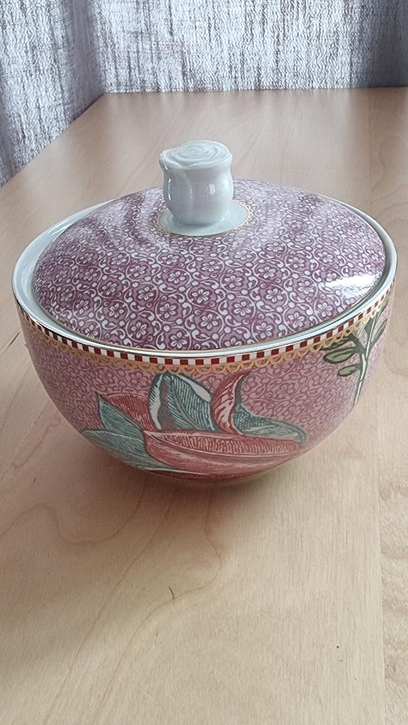Pip Studio suikerpot / wattenpot Spring to Life roze, Overige typen, Ophalen of Verzenden, Zo goed als nieuw, Overige stijlen