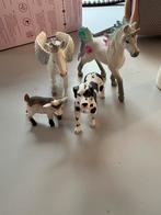 Schleich Dieren: Veulentjes, Geitje, Hond en Eenhoorns, Ophalen of Verzenden, Gebruikt