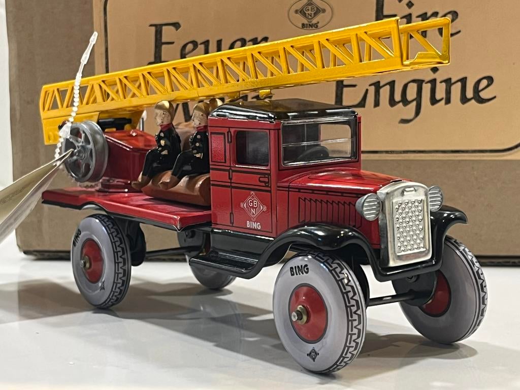 Blikken brandweerwagen BING Feuerwehr 1925 Limited Edition, Antiek en Kunst, Verzenden