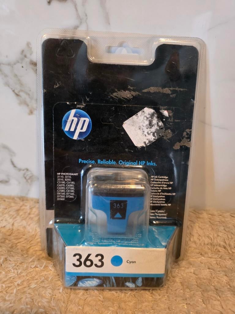 HP 363 Cyan inkt cartridge origineel nieuw, Ophalen of Verzenden, Nieuw