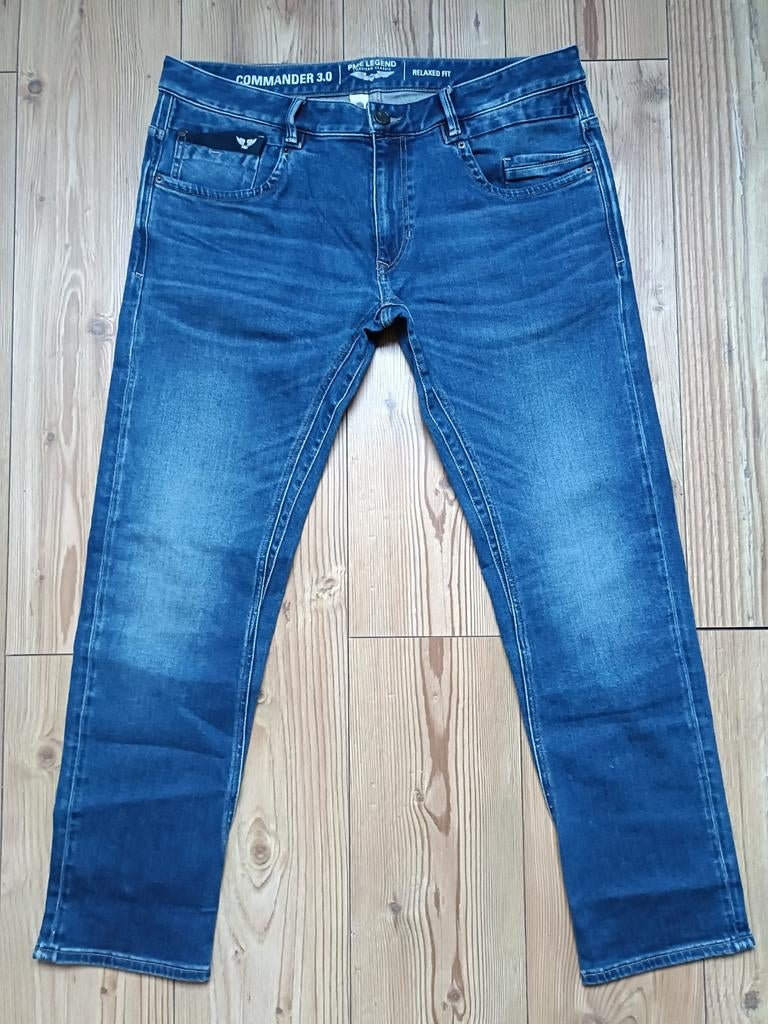 PME Legend stretch maat 38-32, Kleding | Heren, Spijkerbroeken en Jeans, Ophalen of Verzenden, Zo goed als nieuw, Blauw, W36 - W38 (confectie 52/54)