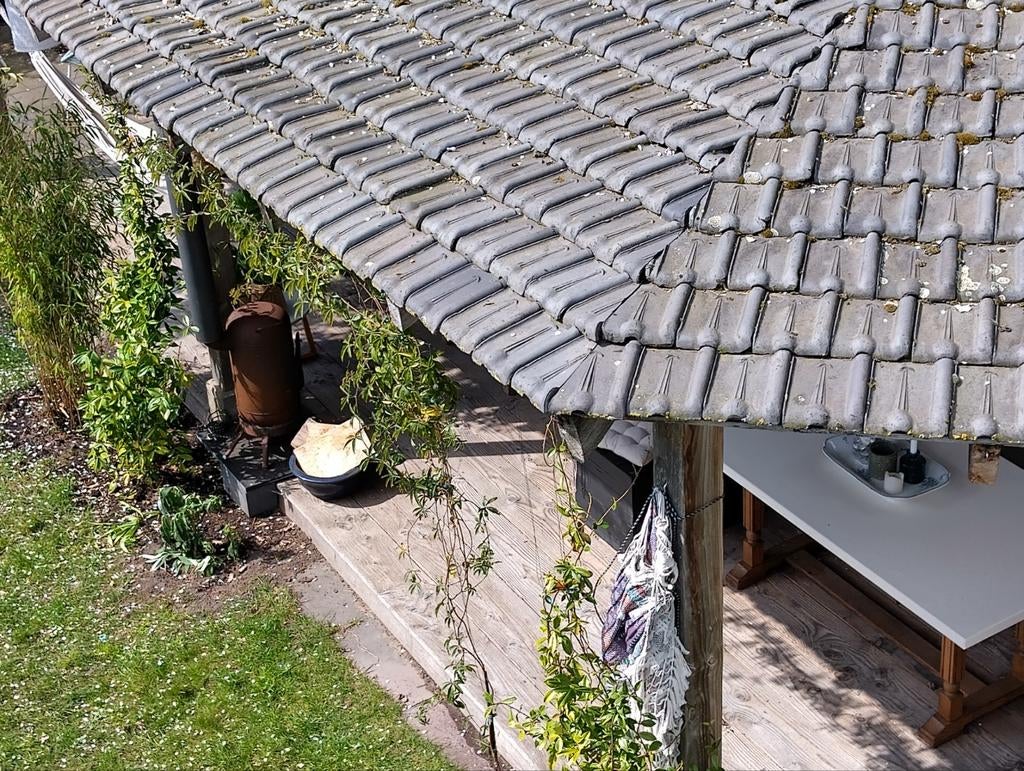 800+ gebruikte monier Kruispannen dakpannen, Ophalen, Gebruikt, Steen of Klei, 15 m² of meer