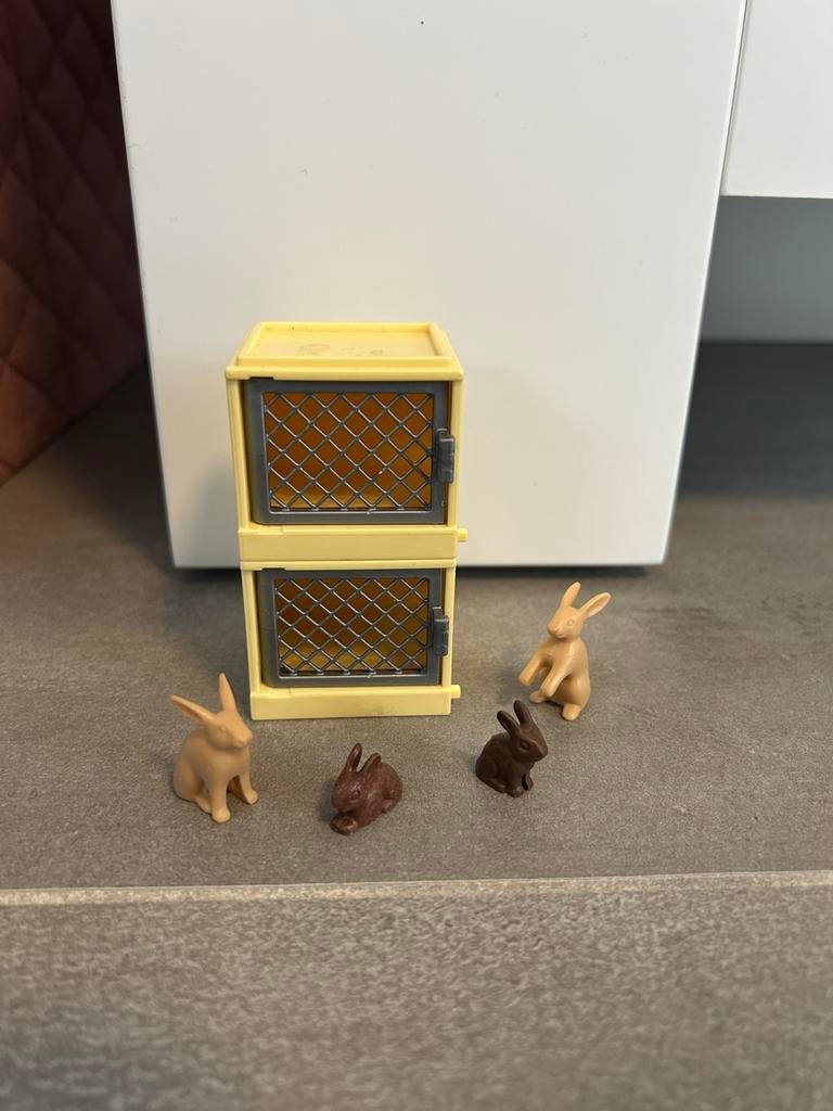 Playmobil konijnenhokken met konijntjes te koop, Ophalen of Verzenden