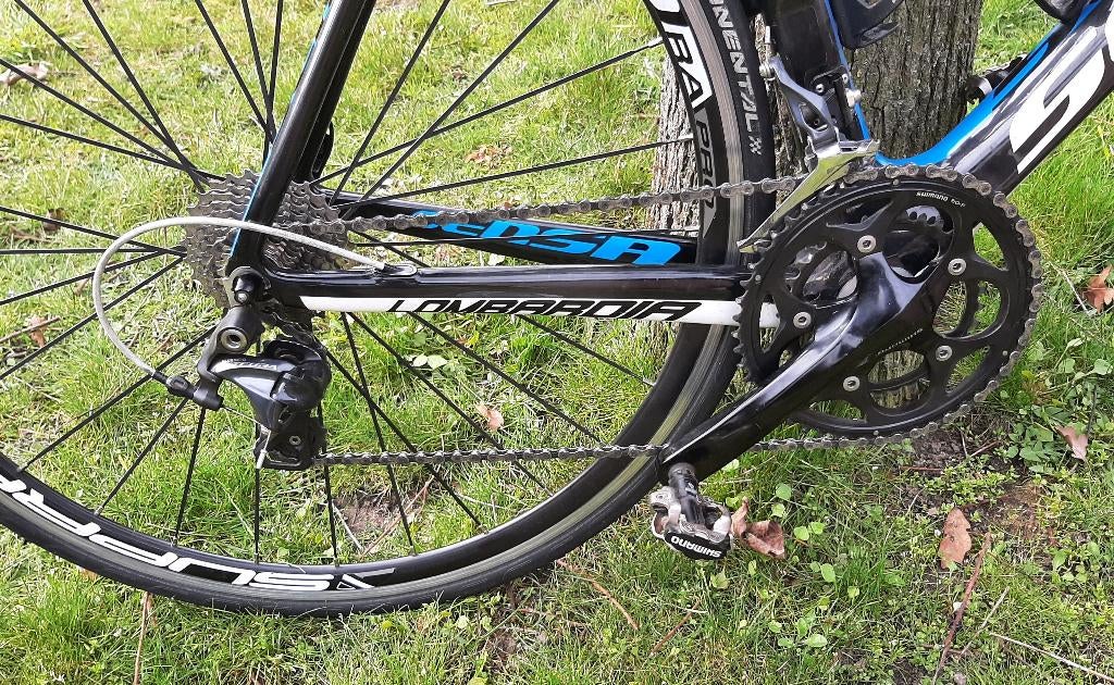 Sensa lombardia carbon racefiets, Fietsen en Brommers, Fietsen | Racefietsen, 28 inch, Carbon, Heren, Zo goed als nieuw