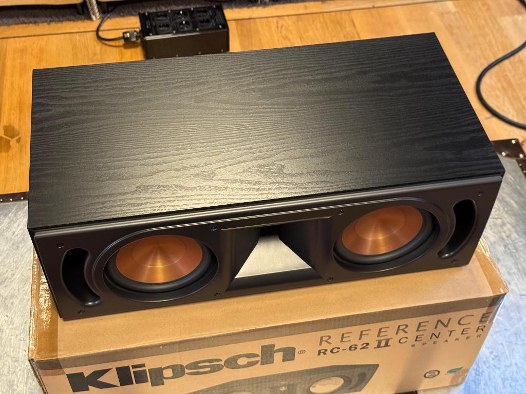 Klipsch RC-62 MKII, Gebruikt, 60 tot 120 watt, Center speaker, Ophalen