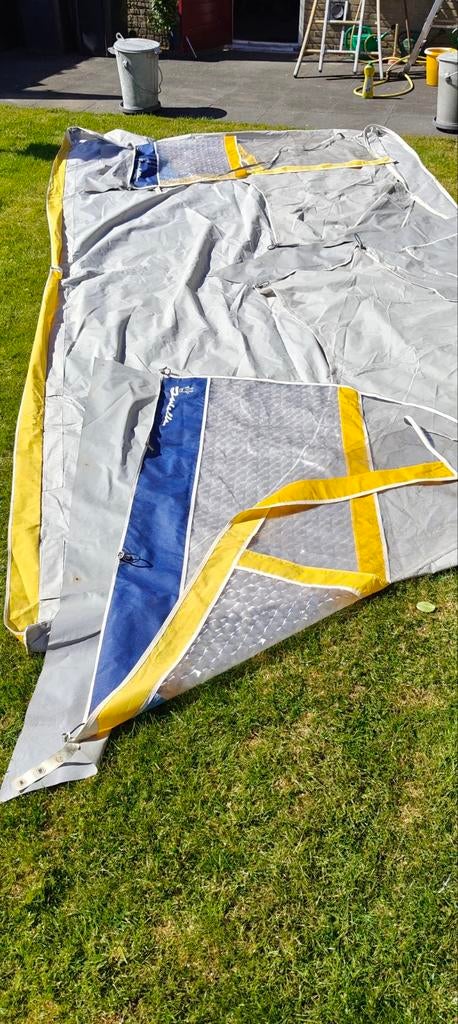 Luifel met zijflappen zonder stokken, Watersport en Boten, Windsurfen, Ophalen, Zeil
