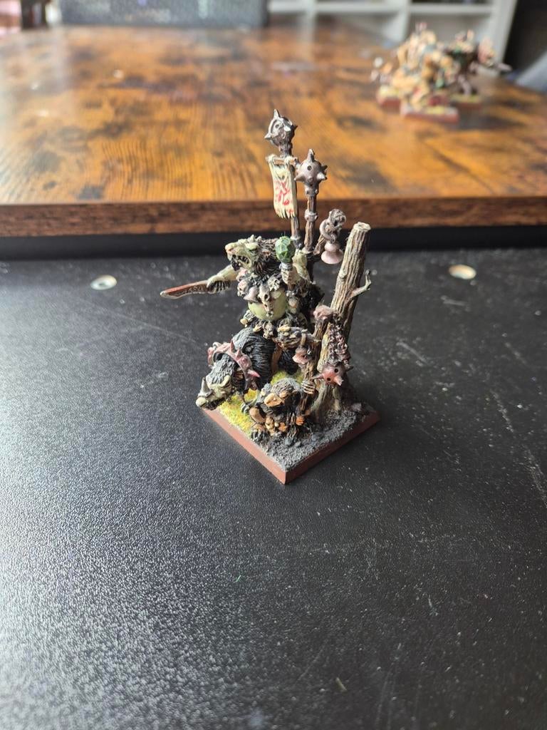Warhammer Skaven Plaguelord Nurglitch Figuur, Ophalen of Verzenden, Zo goed als nieuw, Warhammer, Geverfd