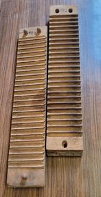 Twee houten sigarenmallen, Antiek en Kunst, Ophalen