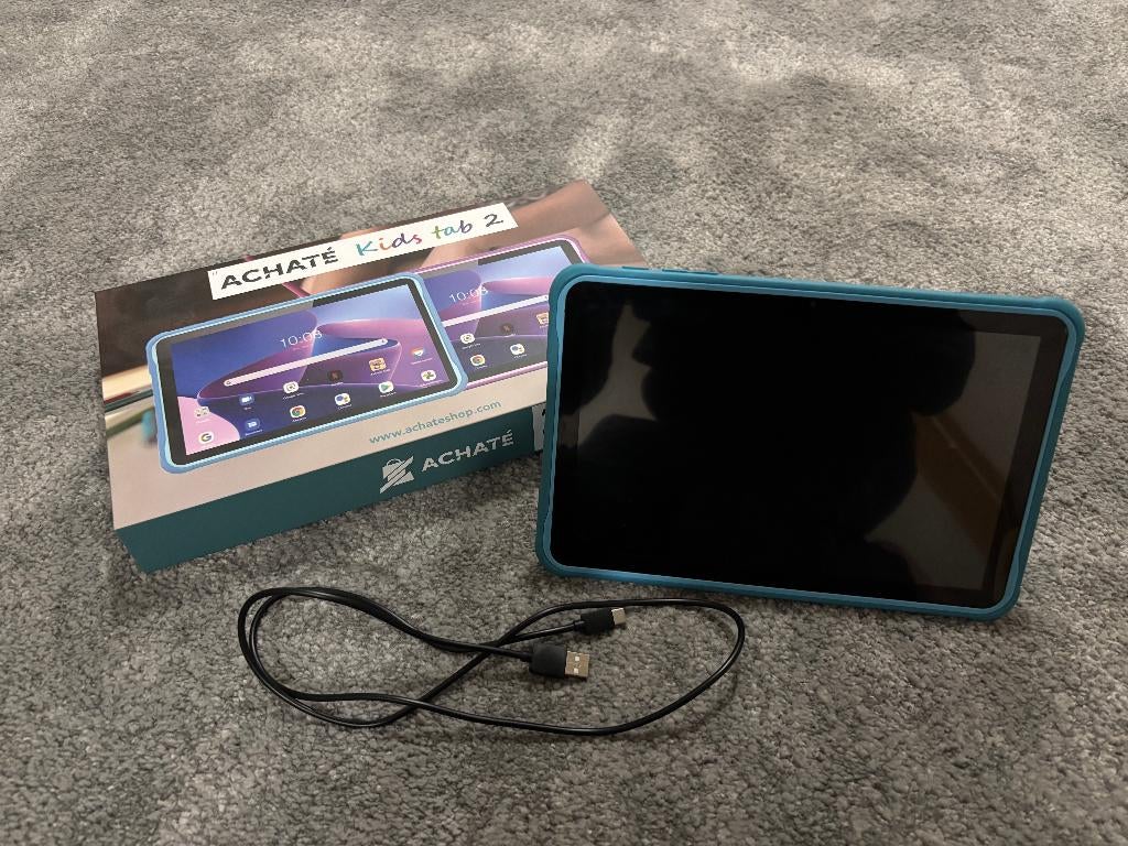 Achate Kids tab 2 blauw zgan, Zo goed als nieuw, 64 GB, Wi-Fi, Ophalen