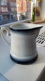 bavaria kronester melkkan, puntgaaf, blauw wit, Ophalen of Verzenden, Zo goed als nieuw, Crème, Beker of Kan