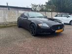 Maserati Quattroporte 4.2 V8 2006 Zwart, Auto's, Maserati, Automaat, Zwart, Leder, Sedan