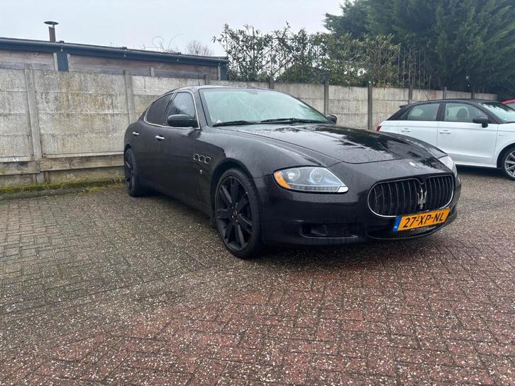 Maserati Quattroporte 4.2 V8, Auto's, Maserati, Particulier, Quattroporte, Benzine, G, Sedan, Automaat, Geïmporteerd, Zwart, Zwart