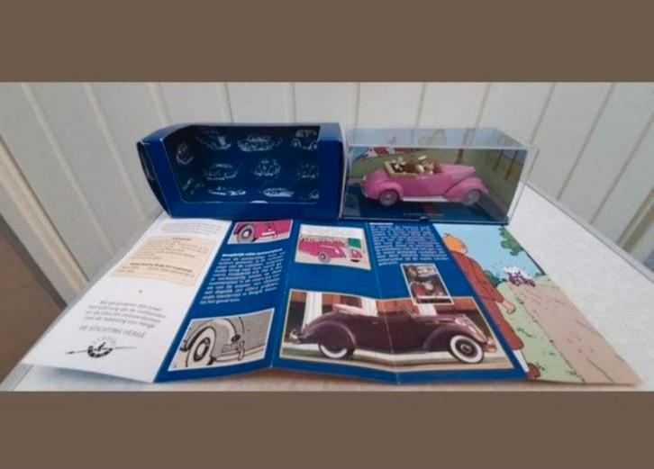 kuifje ford club v8 1937 leuk gaaf verzamel/collectersitem, Verzamelen, Stripfiguren, Zo goed als nieuw, Beeldje of Figuurtje