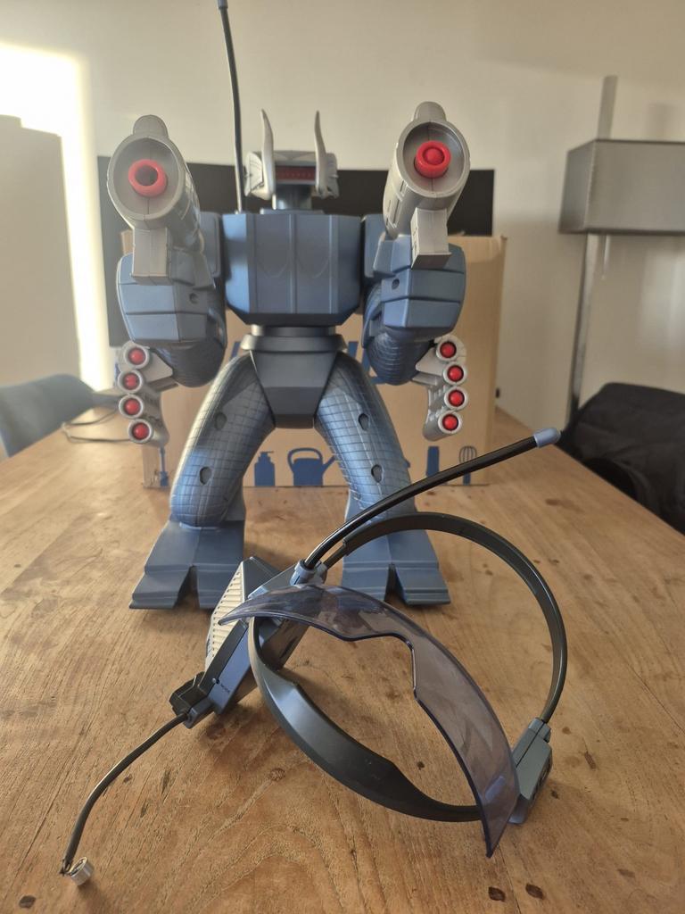 Commander bot Space battle 2000 robot figuur met accessoires, Ophalen of Verzenden, Zo goed als nieuw