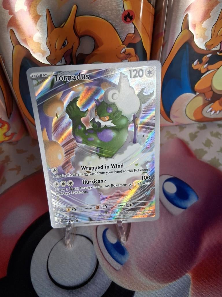 Tornadus V Full Art Pokémon Kaart (Foil) promo, Ophalen of Verzenden, Zo goed als nieuw, Losse kaart, Foil