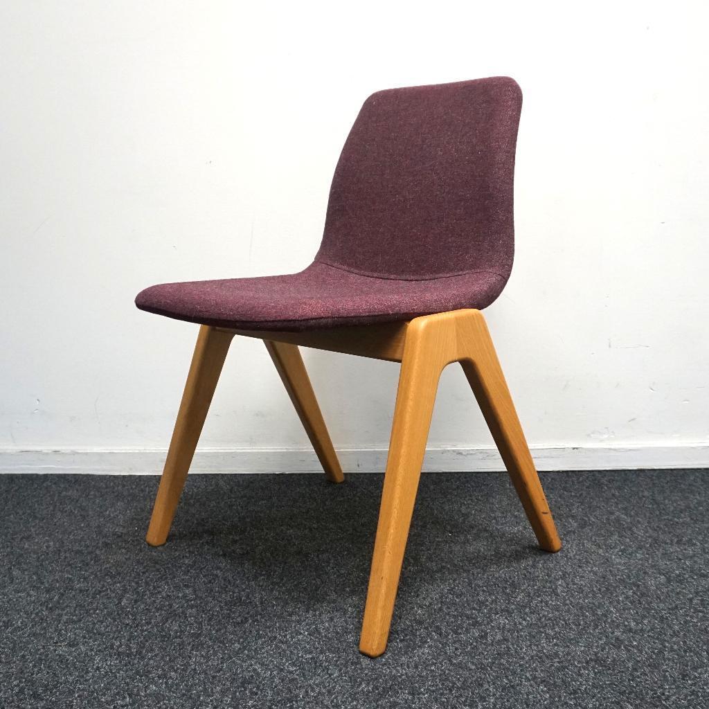 Naughtone Viv Wood Design Stoelen | Aubergine Gemeleerd, Gebruikt, Overige kleuren, -, -