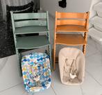 2x Origineel Stokke tripp trapp met Newborn set kinderstoel, Ophalen of Verzenden, Meegroeistoel, Stoelverkleiner