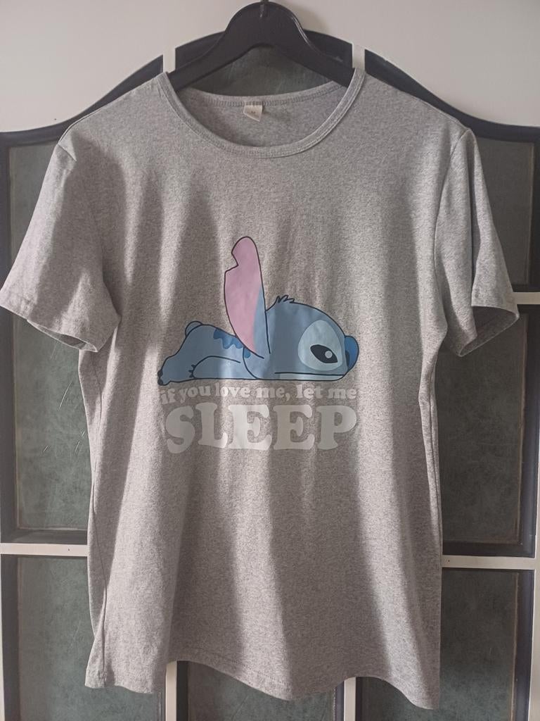 Grijs shirt Stitch, maat M, Temu, Maat 52/54 (L), Ophalen of Verzenden, Zo goed als nieuw