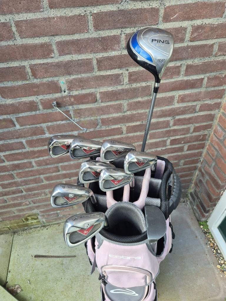 Heren/ dames Wilson Prostaff golfset €165,-, Ophalen of Verzenden, Zo goed als nieuw, Set