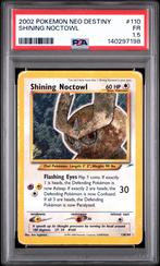 PSA 1.5 Shining Noctowl 2002 Pokemon Neo Destiny #110, Ophalen of Verzenden, Gebruikt, Losse kaart, Foil