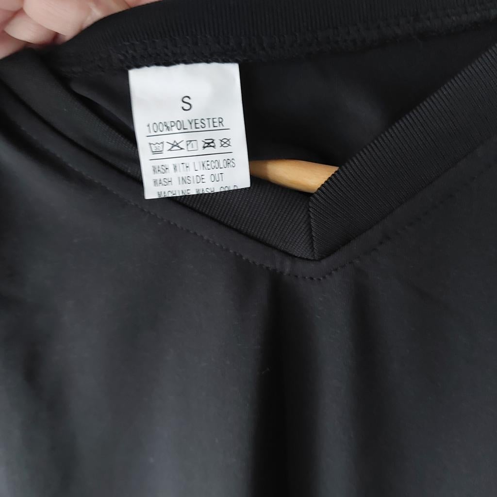 Zwart V-hals T-shirt - Maat 3XXL, Onbekend, Zwart, Nieuw, Ophalen of Verzenden