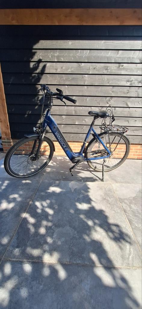 Van Dijck elektrische fiets met Bafang middenmotor, Gebruikt, 50 km per accu of meer, 55 tot 59 cm, Ophalen