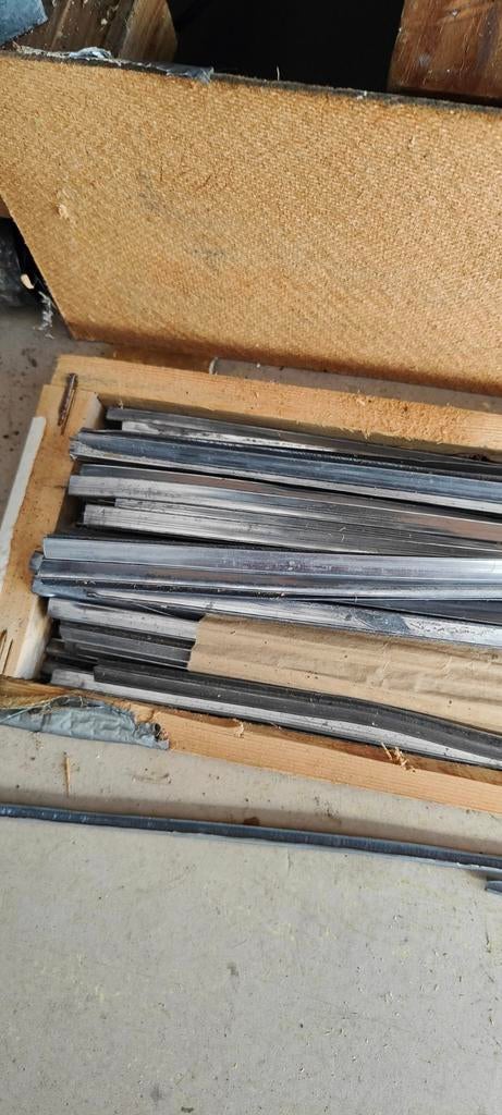 Loodprofiel H-model 10x4,5mm voor glas in lood, ziel 1,2mm, Ophalen of Verzenden, Nieuw