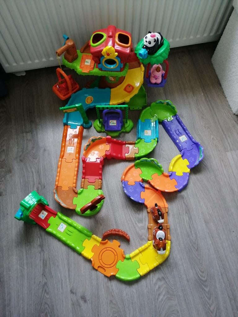 Vtech zoef zoef dieren boomhuis set met geluid en lichtjes., Kinderen en Baby's, Speelgoed | Vtech, Zo goed als nieuw, Ophalen of Verzenden