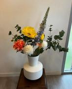Voorjaarsboeket kunstbloemen geel oranje nieuw, Ophalen of Verzenden, Zo goed als nieuw