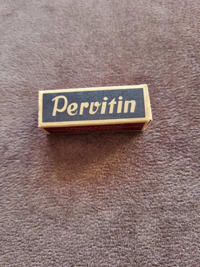 Doosje Pervitin met leeg flesje, Ophalen of Verzenden, Duitsland
