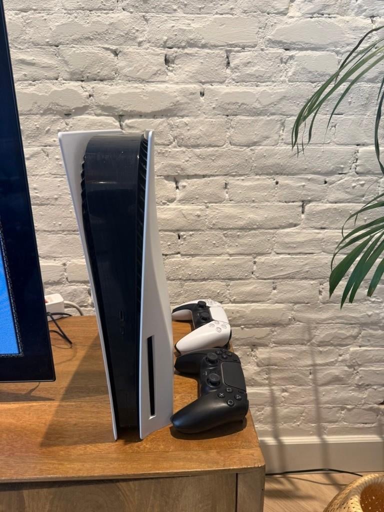 PS5 Disk version - 825 GB, Spelcomputers en Games, Spelcomputers | Sony PlayStation 5, Ophalen, Gebruikt, Playstation 5